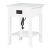Convenience Concepts American Heritage Logan End Table with USB Ports