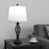 Set of 2 Table Lamps and 1 Floor Lamp with