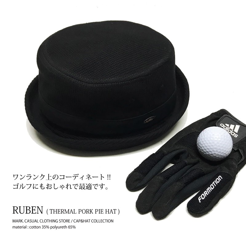 Ruben THERMAL PORK PIE HAT Special Order Design, Can Be