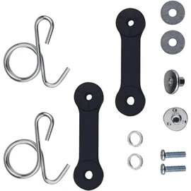 2 Pack 532160793 160793 Tractor Bagger Latch Grass Chute with Hook Bagger Latch Straps for Husqvarna/Poulan/Roper/Sears/Craftsman/Weed Eater/AYP
