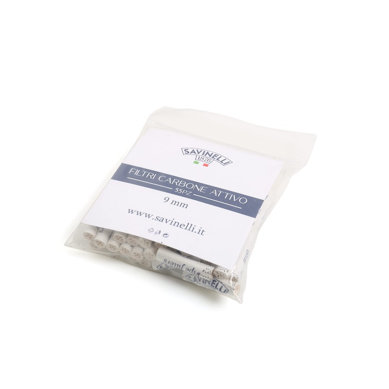 Savinelli Activated Carbon Filter 9 mm Pack of 55 (9