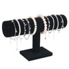 JEJA Bracelet Holder, Velvet Bracelet Holder, T-Bar Bracelet and Watch