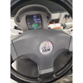 Gem Car Parts - Domed Decal / Sticker For Steering Wheel 1999 - 2016