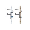 ROCKLER Hang-Tight Pegboard C Hooks for Hanging Tools - Secure