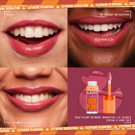 NYX Professional Makeup, Duck Plump, Labial Plumper, Tono Strike a Rose