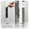 Malimali Pocket Door Lock, Pocket Door Hardware Square Door Lock