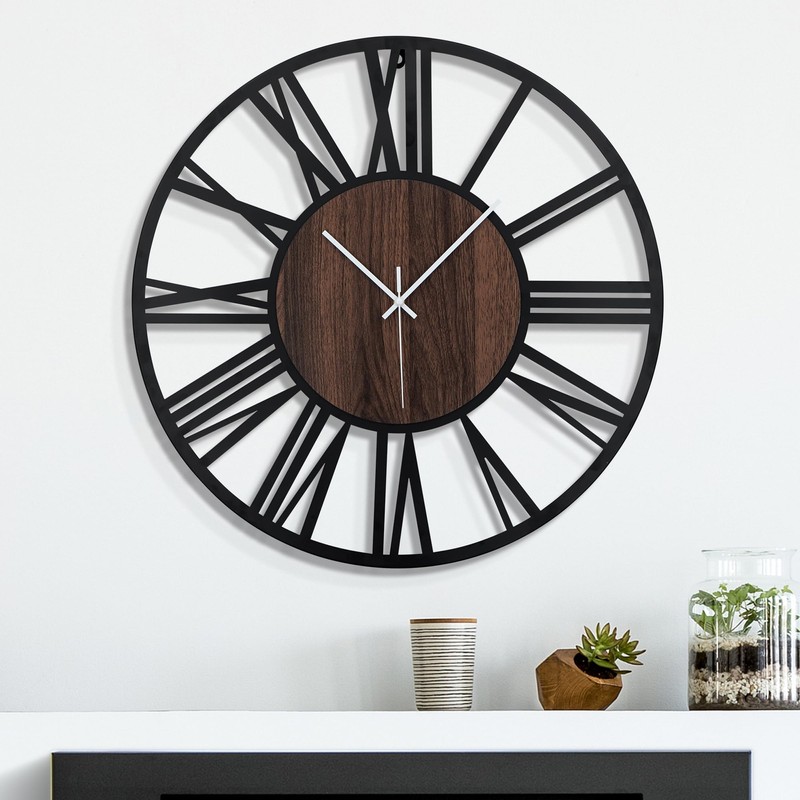 Mee 2ou 24 Inch Large Metal Wall Clock with Voice