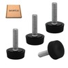 SKIR'CO Furniture Leveling Feet M6 x 20mm Adjustable Round Legs