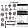 SUNEX TOOLS 3930 18-Piece Master Disc Brake Caliper Tool Set