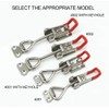 MIKMAYTOO Adjustable Toggle Latch Clamp 4001, 330 Lbs 150Kg Holding
