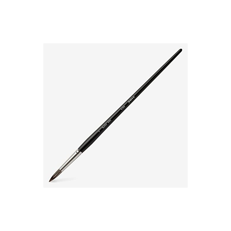 Jackson's : Black Hog Bristle Brush: Round: No. 7