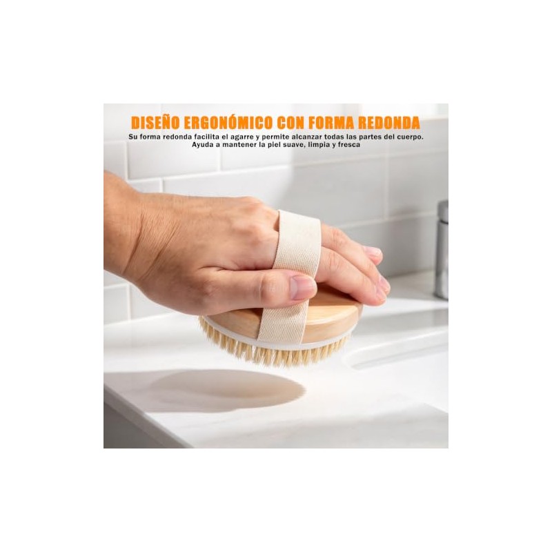 Cepillo Exfoliante Corporal con Cerdas Naturales