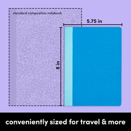 PAPERAGE 32-Pack Composition Notebook Journals, 60 Pages, 8 Color Covers with College Ruled Lined Paper, (Bright), 5.75 in x 8 in – Small Notebooks for Kids, Travel, School, Office or School Supplies