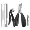 HEYMKGO Toenail Clippers for Thick & Ingrown - Professional Anti-Fling