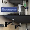 VANROUG 4 Pcs Undermount Sink Brackets, Undermount Sink Support, Undermount