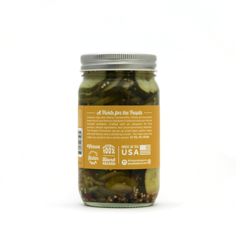 The People's Provisions - Sweet & Spicy Pickles 16oz -