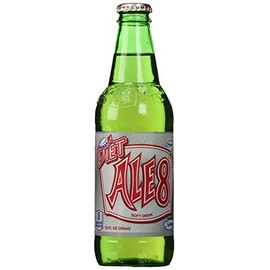 Ale 8 One Diet Soft Drink , 12 Ounce (6 Glass Bottles)