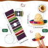 Moukeren 25 Pcs Mexican Decorations Includes 12 Mini Fiesta Sombrero