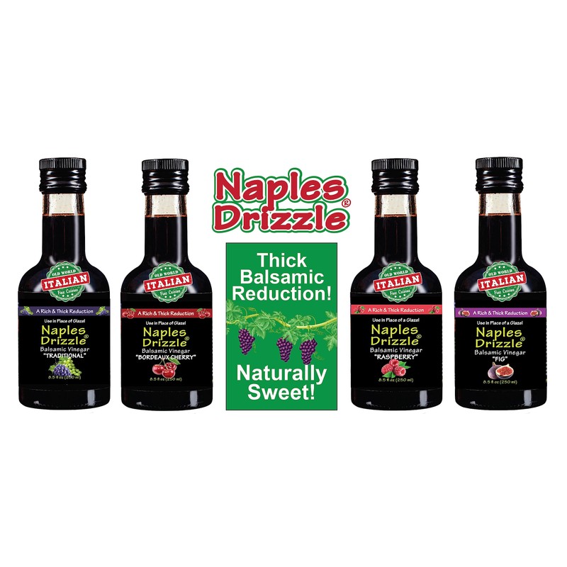 RASPBERRY - Rich, Extra Thick Balsamic Vinegar REDUCTION, No Added