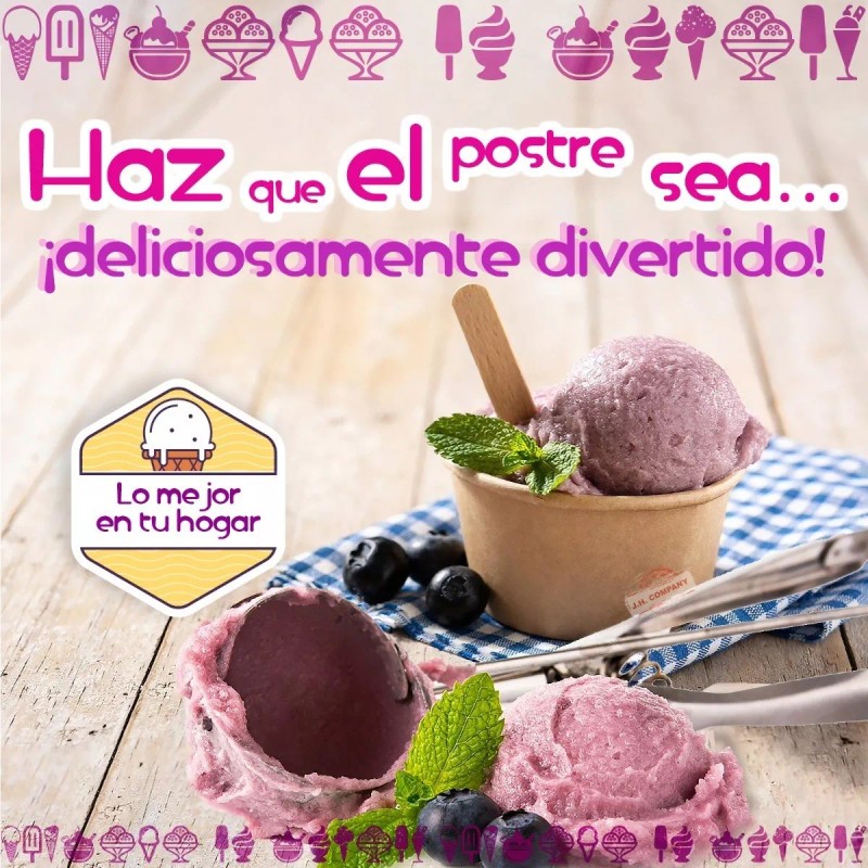 J.H. Company Cuchara Para Bolas Helado Nieve Despachador Porcionador 8362