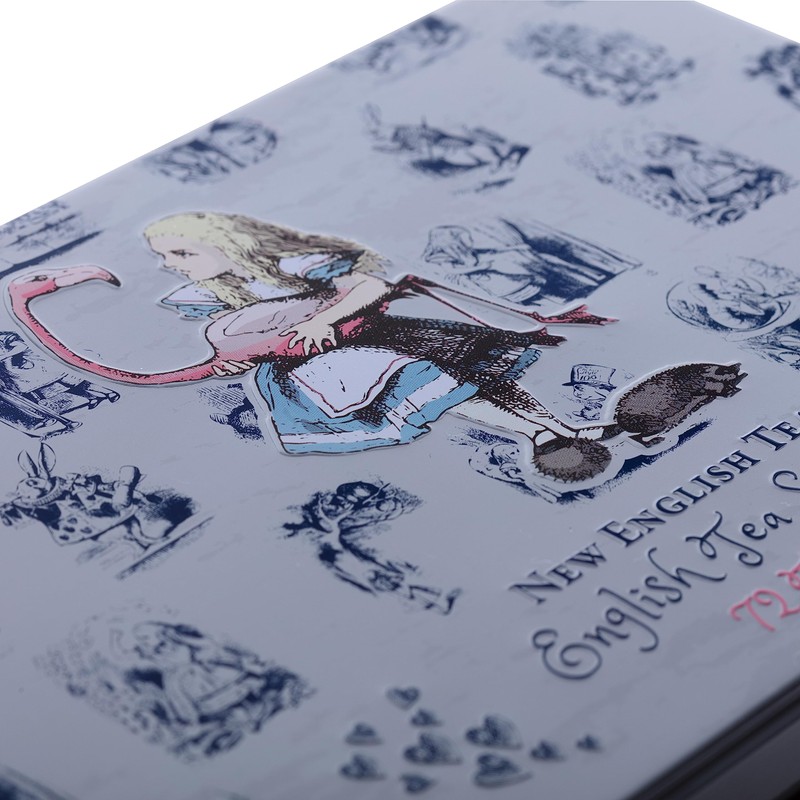 New English Teas Alice in Wonderland Tea Caddy in Pink