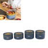 Bento Lunch Box Round with Lid Bag Leakage Proof Stainless