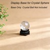 2in Crystal Ball Stand, Sturdy Desktop Ornament Display Pedesta