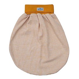 Lilano, Sleeping Bag with Navel Waistband, Merino Wool (kbT), Silk, 210 g/m² (Mauve/Natural)