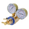 YaeTek Dual Gauge Oxygen Regulator Solid Brass Inlet Thread CGA540