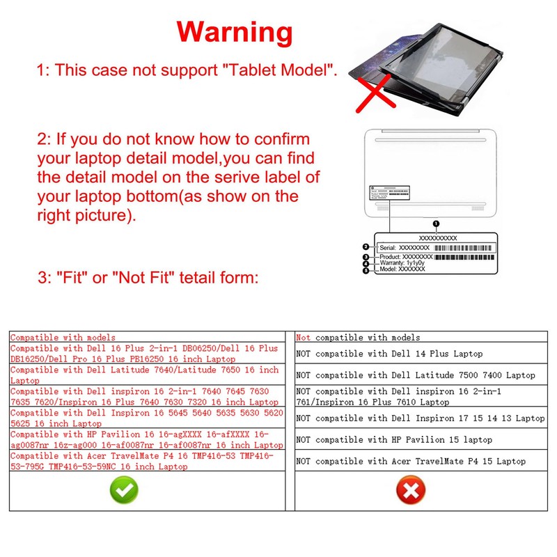 Alapmk Protective Case for Dell 16 Plus 2-in-1 DB06250,Case for