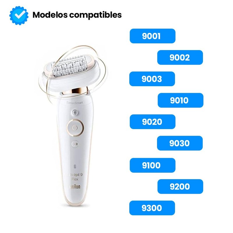 Anakel Home Replacement Head 81719648 Compatible with Braun Silkepil 9