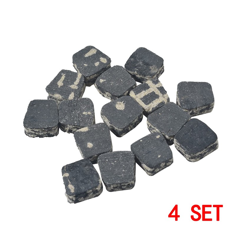 KQTshangmao 60xBlack Square Clutch Pads Fits 49cc 66cc 80cc Motorized
