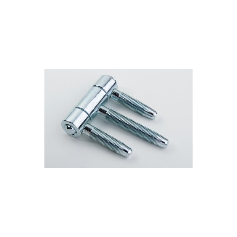 Anuba Screw-In Hinges Door Hinges for Frame Doors Metal White