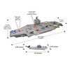 Large Aircraft Carrier Toy Small Catapult Aircraft Carrier Combo with