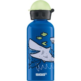 SIGG - Kids Water Bottle - Sharkies - Leakproof, Lightweight, BPA Free - Aluminum - 13oz