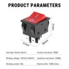 Uadme Toggle Switch 4-Pin On Off, Pressure Switch 30 A