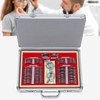 104 Optical Trial Lens Set, Metal Rim Aluminum Optometry Kit