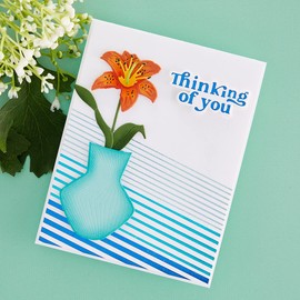 Spellbinders Modern Stripes Glimmer Hot Foil Plate from The Photosynthesis Collection by Simon Hurley, Metal, ONE