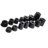 20pcs Black 0.98''X0.9''X0.35'' Rubber Feet Bumper- Non Slip Rubber Bumper