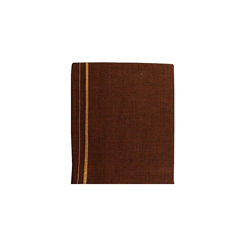 Stylesindia Fancy Border Colored Single Layer Pentex Dhoti Mundu Vesti