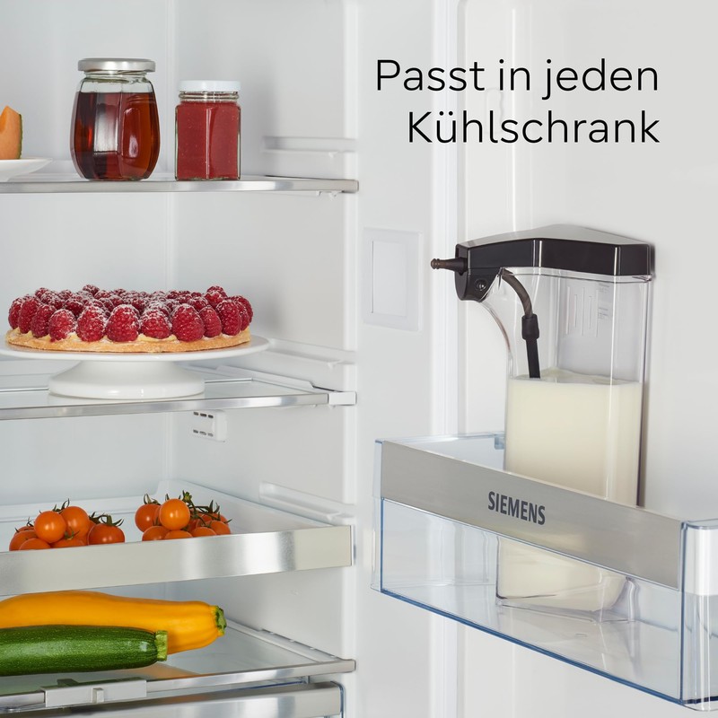 Siemens TZ90009 Milk Container, Practical Storage of Accessories for Fully Automated