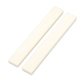 Real Cattle Bone Bridge Saddle, Electric Guitar Nut Classical Nuts Oxen Enhance Timbre Flat Bottom For Modern And Vintage 4 String Folk Acoustic Guitars Musical Instrument Accessories