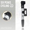 Six Peaks Cycling Mini Hand Tyre Pump, Ultra-Compact, High-Pressure, Easy-to-Use
