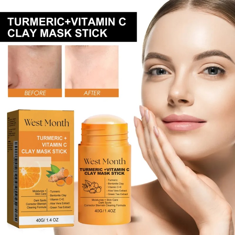 Mascarilla De Arcilla Iluminadora Con Cúrcuma West Month
