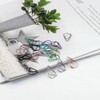 100Pcs Small Golden Paper Clips, Water Drop-Shaped Paperclips Bookmarks for