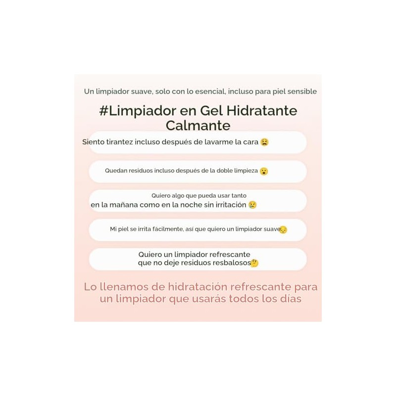 PDRN Collagen Gel Cleanser - Limpiador facial de bajo pH,
