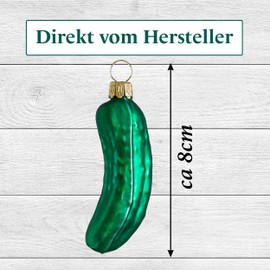 Thüringer Weihnacht Glass Christmas Pickle