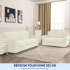 SUBRTEX Sofa Slipcover with Separate Cushion Couch Cover 3-Seaters Furniture