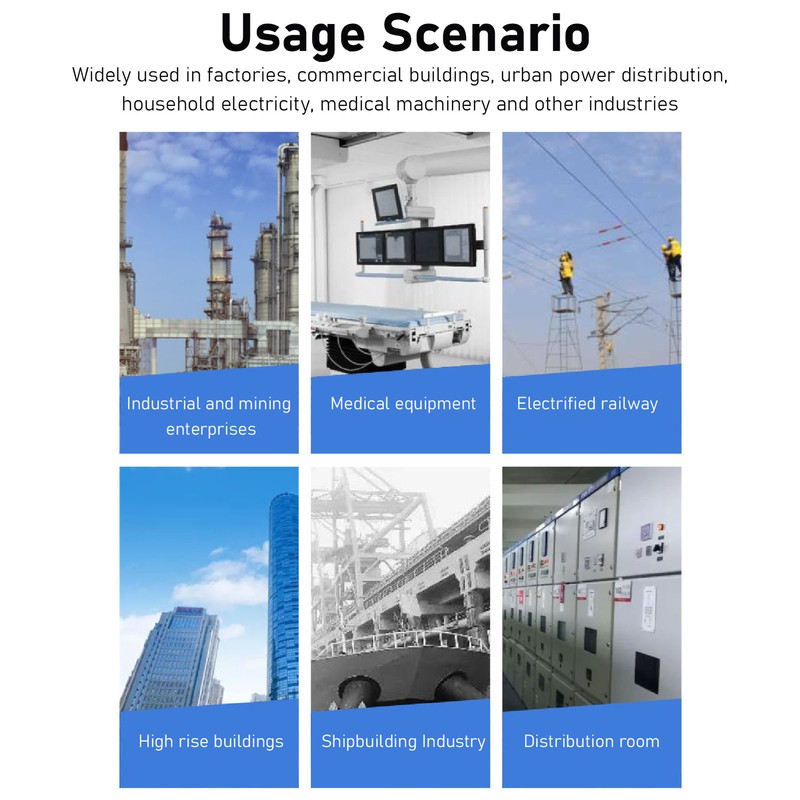 LCK3 3P 30A AC Contactor Heat Resistant PP Shell Silver
