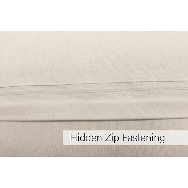 Paoletti Aran Cushion Cover, Cotton, Cream, 55 x 55cm (22"